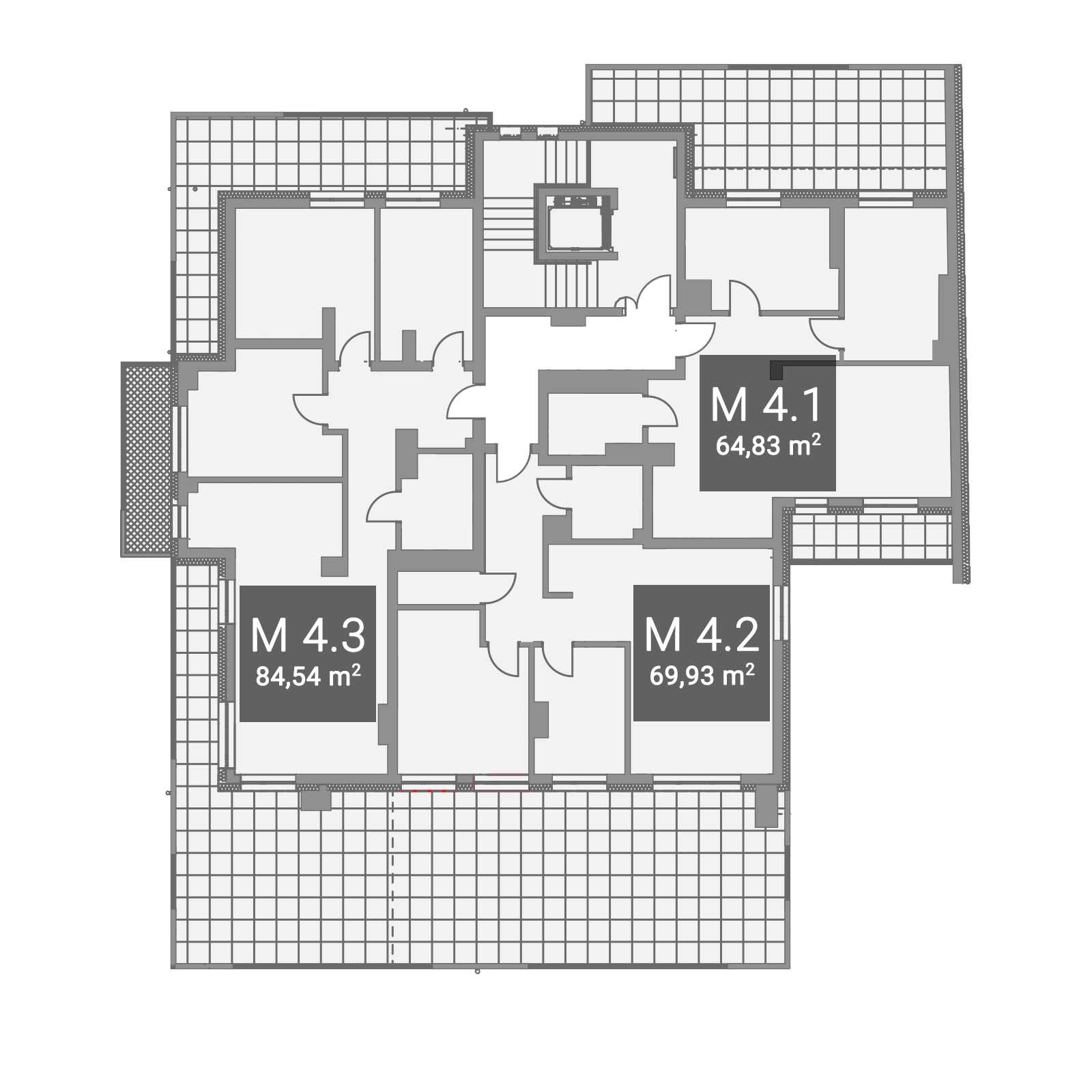 Piętro 4 - Różyckiego 6